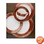 Mikasa Parchment Red Formal Holiday China 5-Piece Place Setting, Service for 1