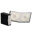 バッファローコクヨサプライ Arvel CD&DVDファイル8枚収納× 3冊セット ブラック CDF2402BK