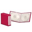 バッファローコクヨサプライ Arvel CD&DVDファイル8枚収納× 3冊セット レッド CDF2402RD