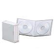 バッファローコクヨサプライ Arvel CD&DVDファイル8枚収納× 3冊セット アイボリーホワイト CDF2402WH