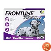 Merial Frontline Plus Flea and Tick Control for Dogs and Puppies