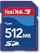 SanDisk SDカード 512MB SDSDB-512-J60