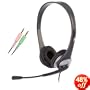 Cyber AcousticsStereo Headset/Microphone, Ambidextrous design AC-201