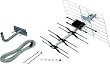 マスプロ 高性能小型UHFアンテナ＋取付金具のセット LS5-SET