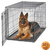 Midwest Life Stages Single-Door Folding Metal Dog Crate, 48 Inches by 30 Inches by 33 Inches