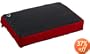 Pet Gear Nature's Foundation Pet Bed for cats and dogs up to 30-pounds, Red Poppy