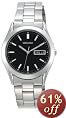 Seiko Men's Dress Silver-Tone Watch  
