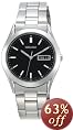 Seiko Men's Dress Silver-Tone Watch  