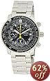 Seiko Men's Flight Alarm Chronograph Watch