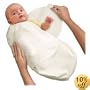 Kiddopotamus SwaddleMe Microfleece, Small, Ivory
