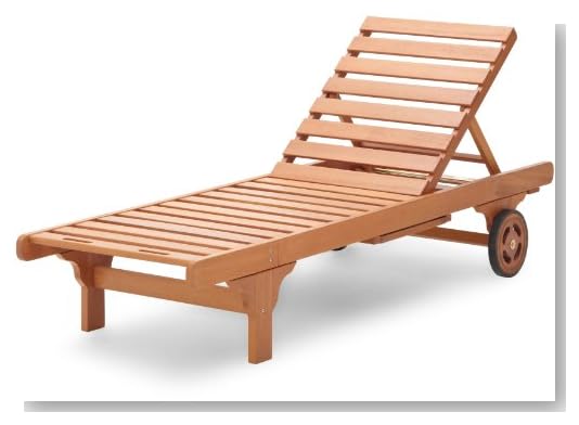 Strathwood Hardwood Chaise Lounge