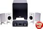 Klipsch Synergy Quintet - 5.0-channel home theater speaker system - 100 Watt - 2-way - silver