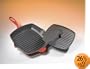 Le Creuset Enameled Cast-Iron Panini Press and Skillet Grill, Red