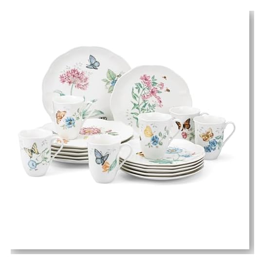 Lenox Butterfly Meadow 18-Piece Dinnerware Set, Service for 6