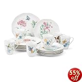 Lenox Butterfly Meadow 18-Piece Dinnerware Set, Service for 6