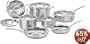 Cuisinart MultiClad Pro Stainless Steel 12-Piece Cookware Set