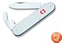 Victorinox Swiss Army Bantam Alox Pocket Knife (Silver Alox Ribbed )