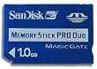SanDisk Memory Stick PRO Duo 1GB SDMSPD-1024-J60