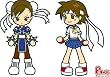 P:キャラ ストリートファイター 春麗 & さくら
