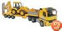 Bruder Toys MB Actros Low Loader Truck with Jcb 4Cx Backhoe Loader