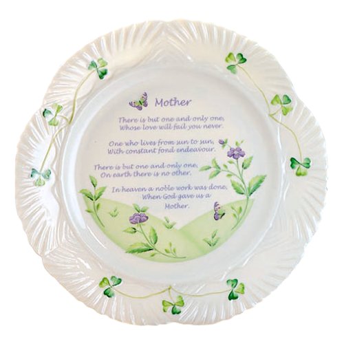 Belleek 9-Inch Mother's Blessing Plate