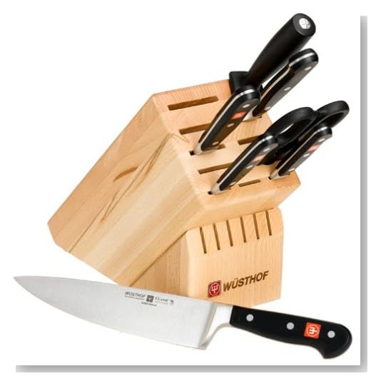 Wusthof Classic 8-Piece Knife Set with Block