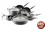 KitchenAid Gourmet Essentials 12-Piece Nonstick Hard-Anodized Cookware Set