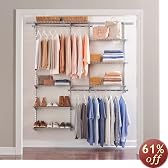 Rubbermaid Configurations 3-to-6-Foot Deluxe Custom Closet Kit