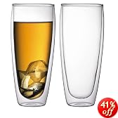 Bodum Pavina 21-Ounce Double-Wall Thermo Glasses (X-Large/Tall Iced Tea), Set of 2