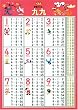 学習ポスター 九九