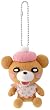 ハチミツとクローバー ウミノクマぬいぐるみキーチェーン ライトブラウン×ピンク