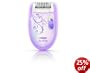 Philips Epilator HP6508 Satinelle Soft Sensitive Lilac and White