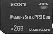 SONY メモリースティックPRO Duo 2GB MSX-M2GS