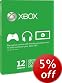 Xbox Live 12 Month Gold Membership