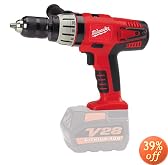 Bare-Tool Milwaukee 0724-20 V28 28-Volt 1/2-Inch Lithium Ion Cordless Hammer/Driver Drill (No Battery)