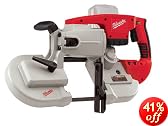 Bare-Tool Milwaukee 0729-20 V28 4-3/4-Inch by 4-3/4-Inch Capacity 28-Volt Lithium Cordless 2 Range-Variable Speed Portable Band Saw (Tool Only, No Battery)
