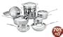 Cuisinart Chef's Classic Stainless-Steel 14-Piece Cookware Set