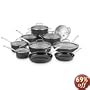 Cuisinart Chef's Classic Nonstick Hard-Anodized 17-Piece Cookware Set