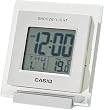 CASIO 温度計つき薄型デスクトップクロック DQ-735-8JF