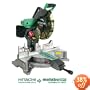 Hitachi C12FDH 15 Amp 12-Inch Dual Bevel Miter Saw with Laser