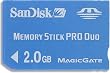 SanDisk SDMSPD-2048-J60 メモリースティック PRODuo 2GB