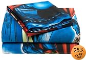 Superman Flying High Twin Sheet Set