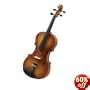 Cecilio CVA-500 Handmade Ebony Fitted Viola Outfit - 15 Inches