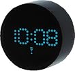 I.D.E.Ainternational 電波LEDドットアラームクロック LCR030-BL LCR030-BL 2190299