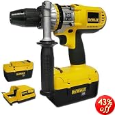 DEWALT DC900KL 36-Volt 1/2-inch Lithium Ion Cordless Hammerdrill/Drill/Driver Kit with NANO Technology