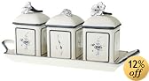 Villeroy & Boch Vieux Luxembourg Charm 5-Inch Jam Set With Tray