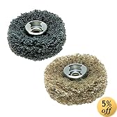 Dremel 511E EZ Lock Coarse Grit and Medium Grit Finishing Abrasive Buffs, 2-Pack