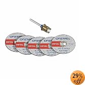 Dremel EZ406 1 1/2-Inch EZ Lock Rotary Tool Cut-Off Wheel and Mandrel Metal Cutting Starter Kit