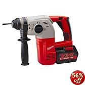 Milwaukee 0756-22 28-Volt Cordless V28 Lithium-Ion Compact 1-Inch SDS Rotary Hammer with Case