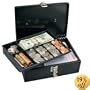 Master Lock 7113D Cash Box with 7-Compartment Tray